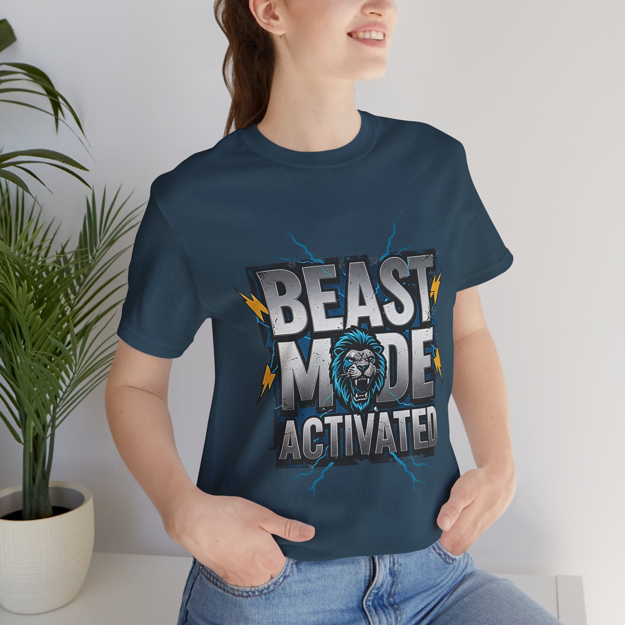Beast Mode Activated Gym T-Shirt - Motivational Workout Tee - Unisex Fitness Apparel