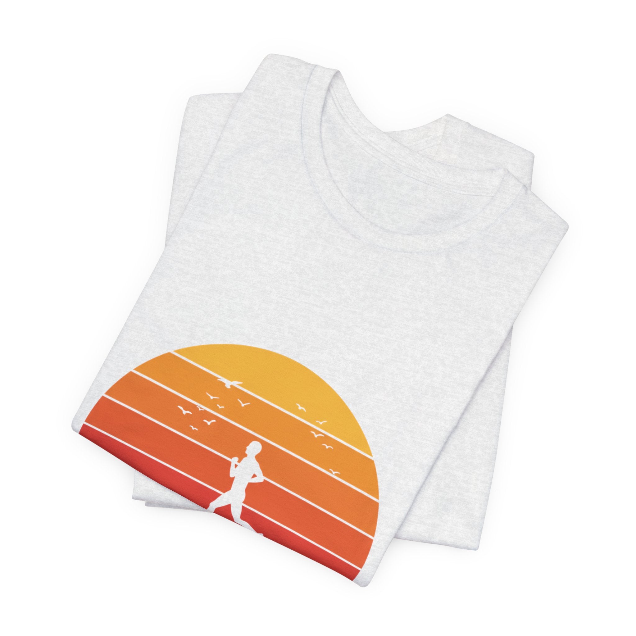 Miles Before Breakfast Trail - Personal Trail Runner Tee - Mountain Morning Shirt