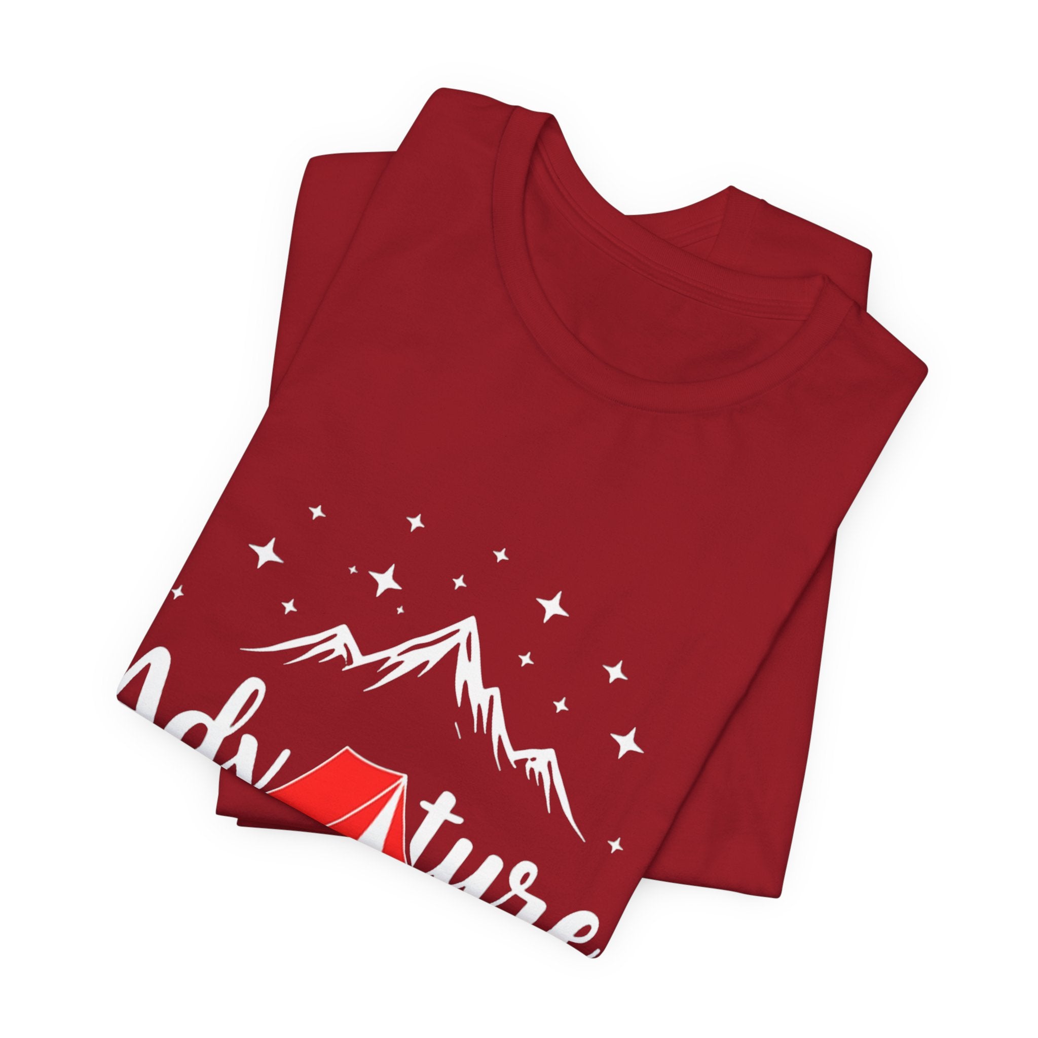 Adventure Awaits Mountain Range - Minimalist Outdoor Tee - Explorer Shirt