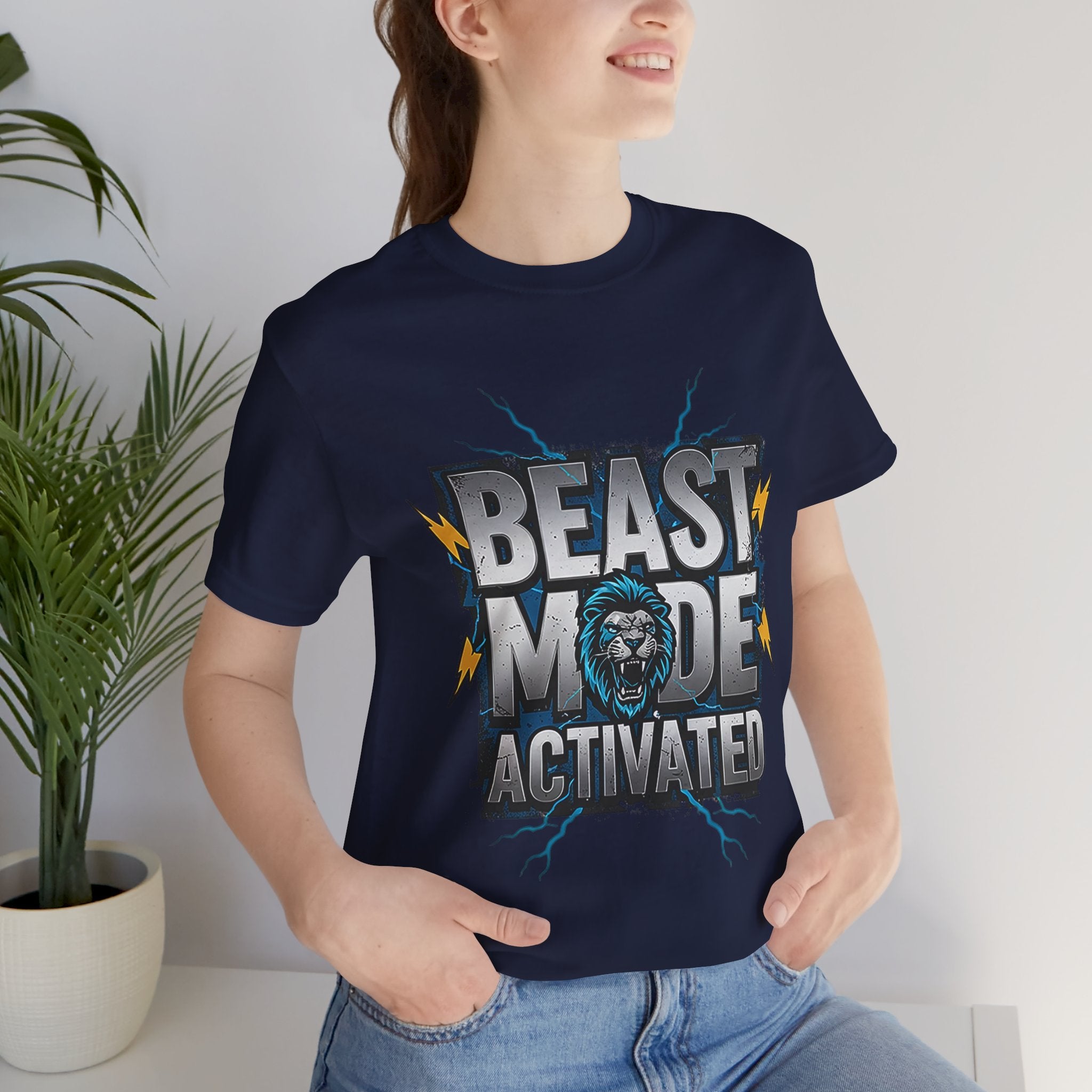 Beast Mode Activated Gym T-Shirt - Motivational Workout Tee - Unisex Fitness Apparel