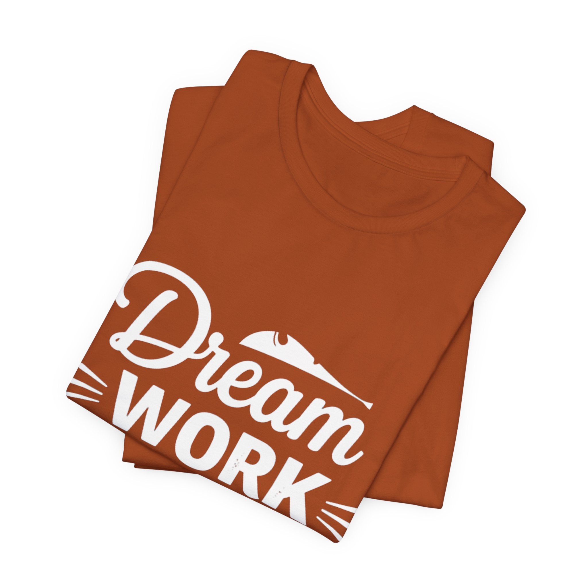Dream Work Hard Lines - Minimalist Motivation Tee - Clean Success Shirt