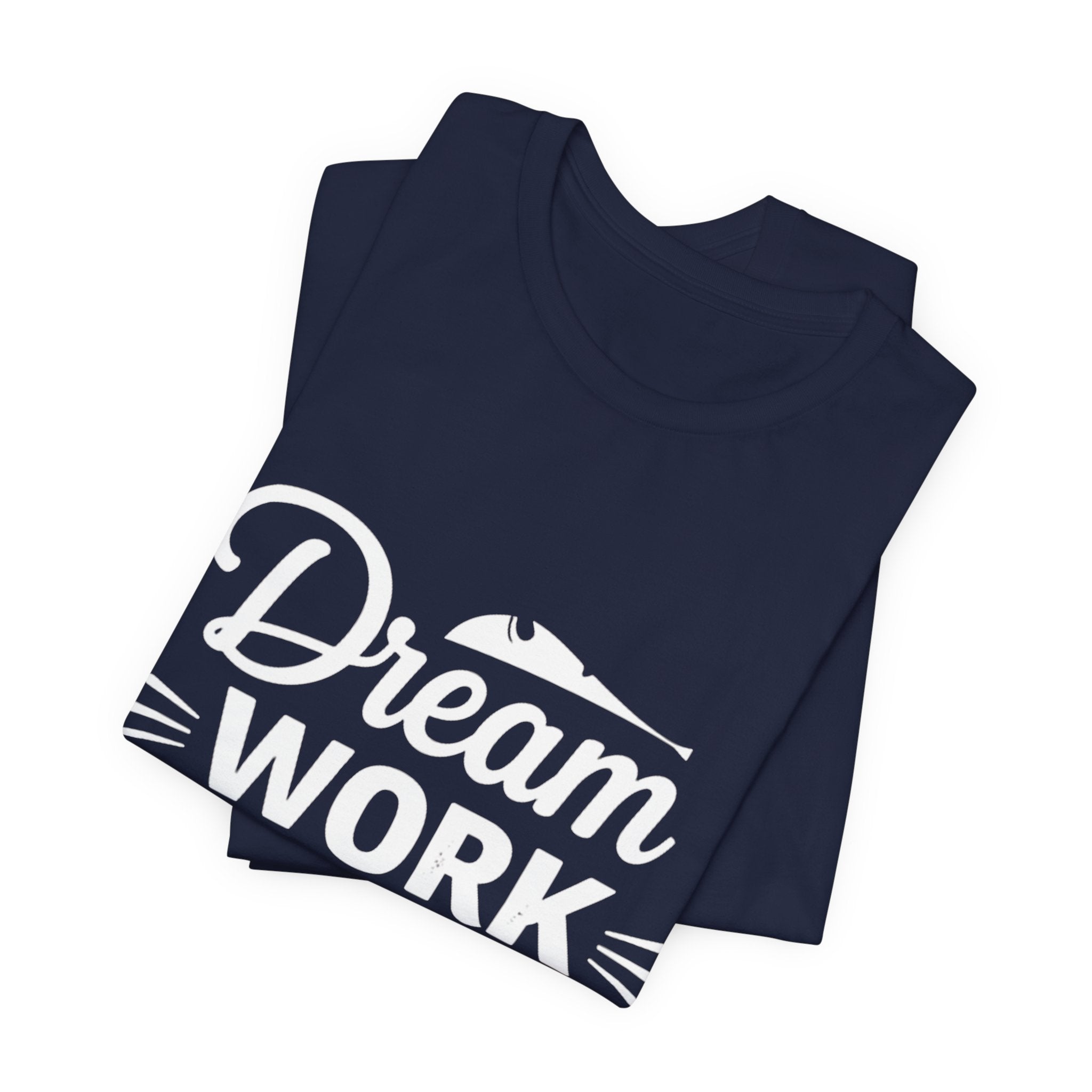 Dream Work Hard Lines - Minimalist Motivation Tee - Clean Success Shirt