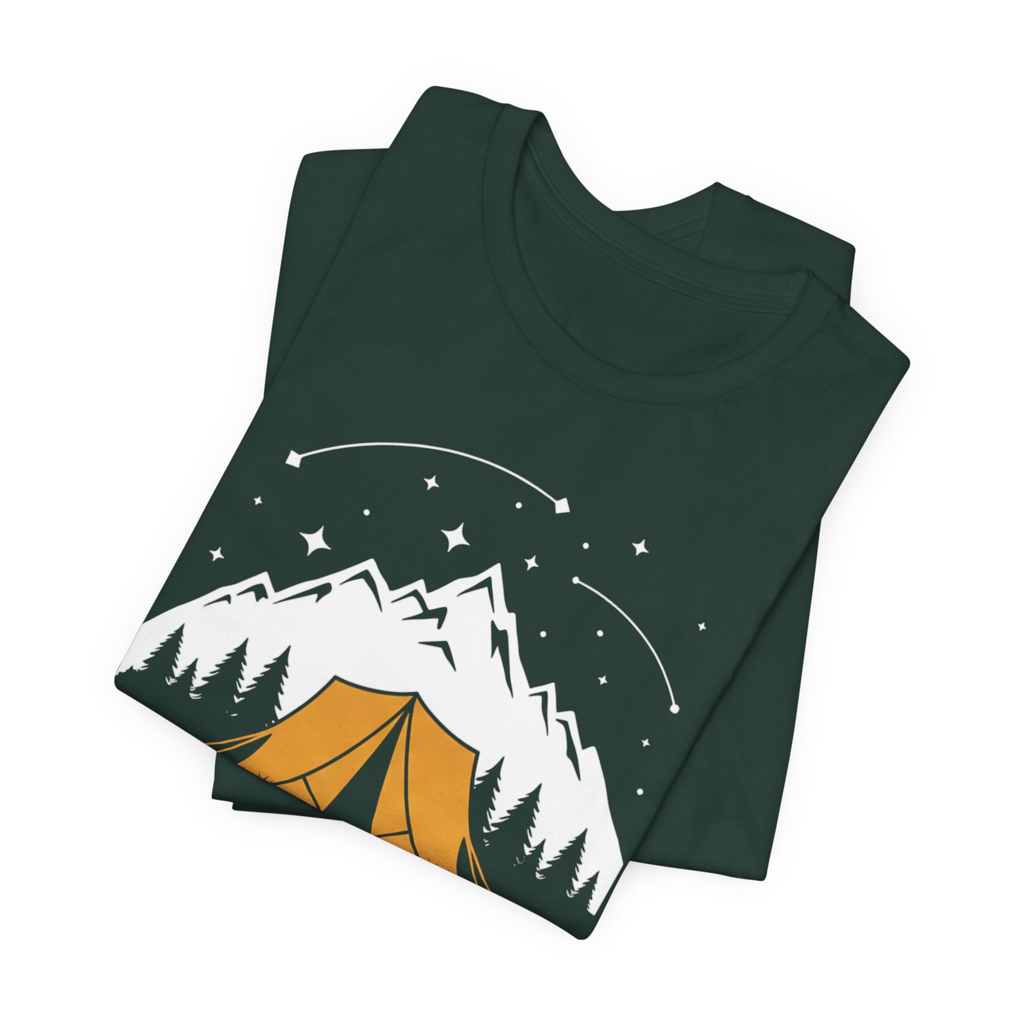 Adventure Awaits Camping Tent - Outdoor T-Shirt - Mountain Explorer Tee