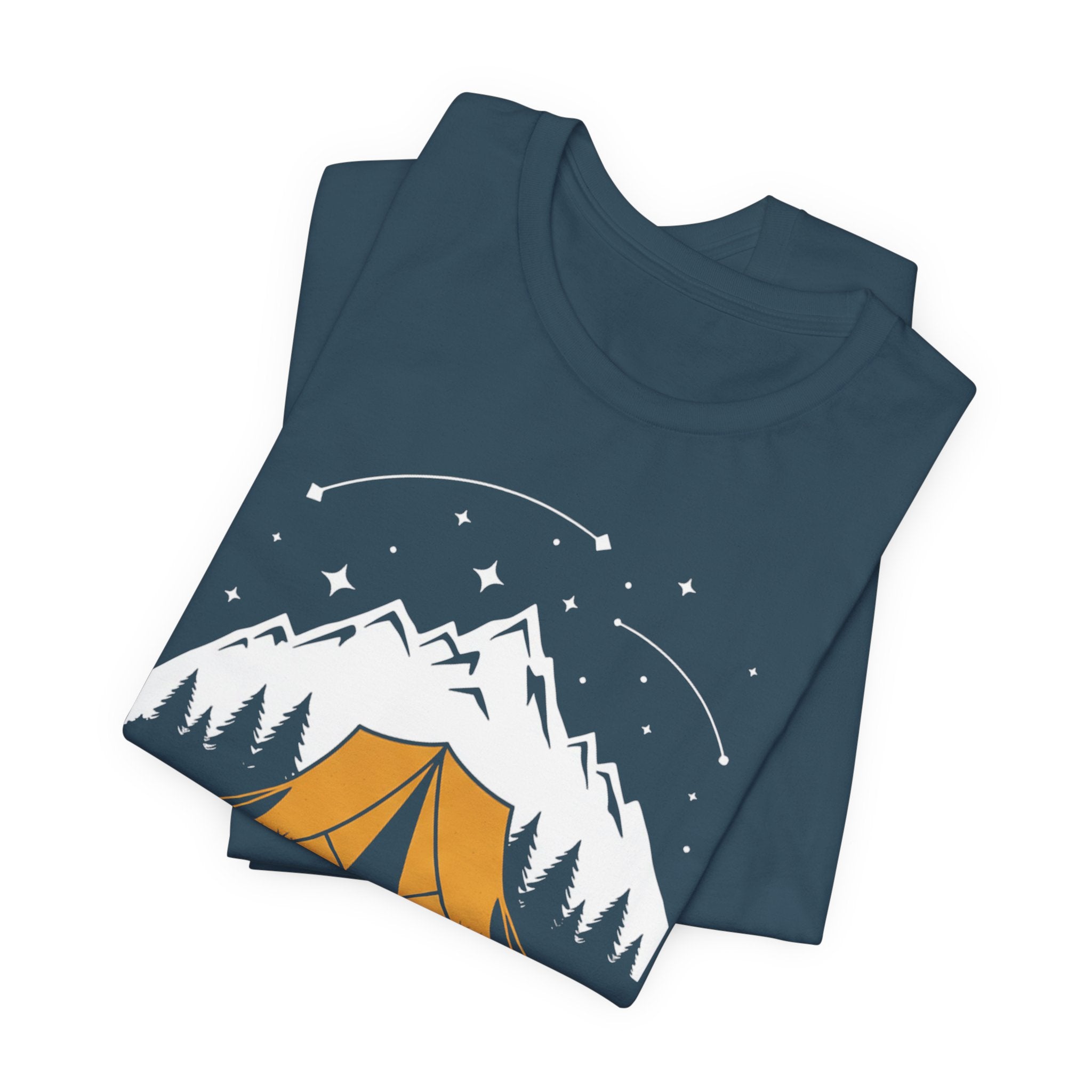 Adventure Awaits Camping Tent - Outdoor T-Shirt - Mountain Explorer Tee