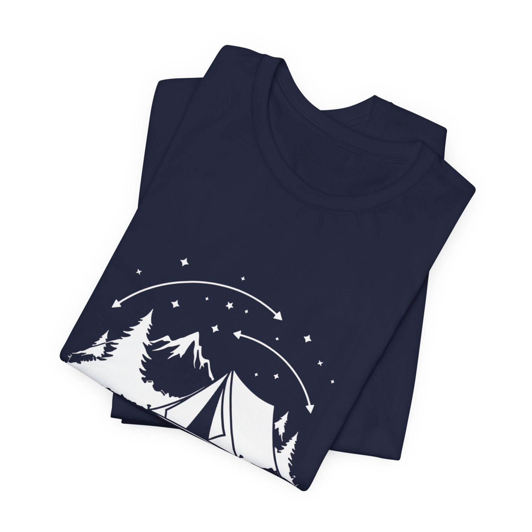 Adventure Awaits Forest Camp - Pine Trees T-Shirt - Wilderness Explorer Tee