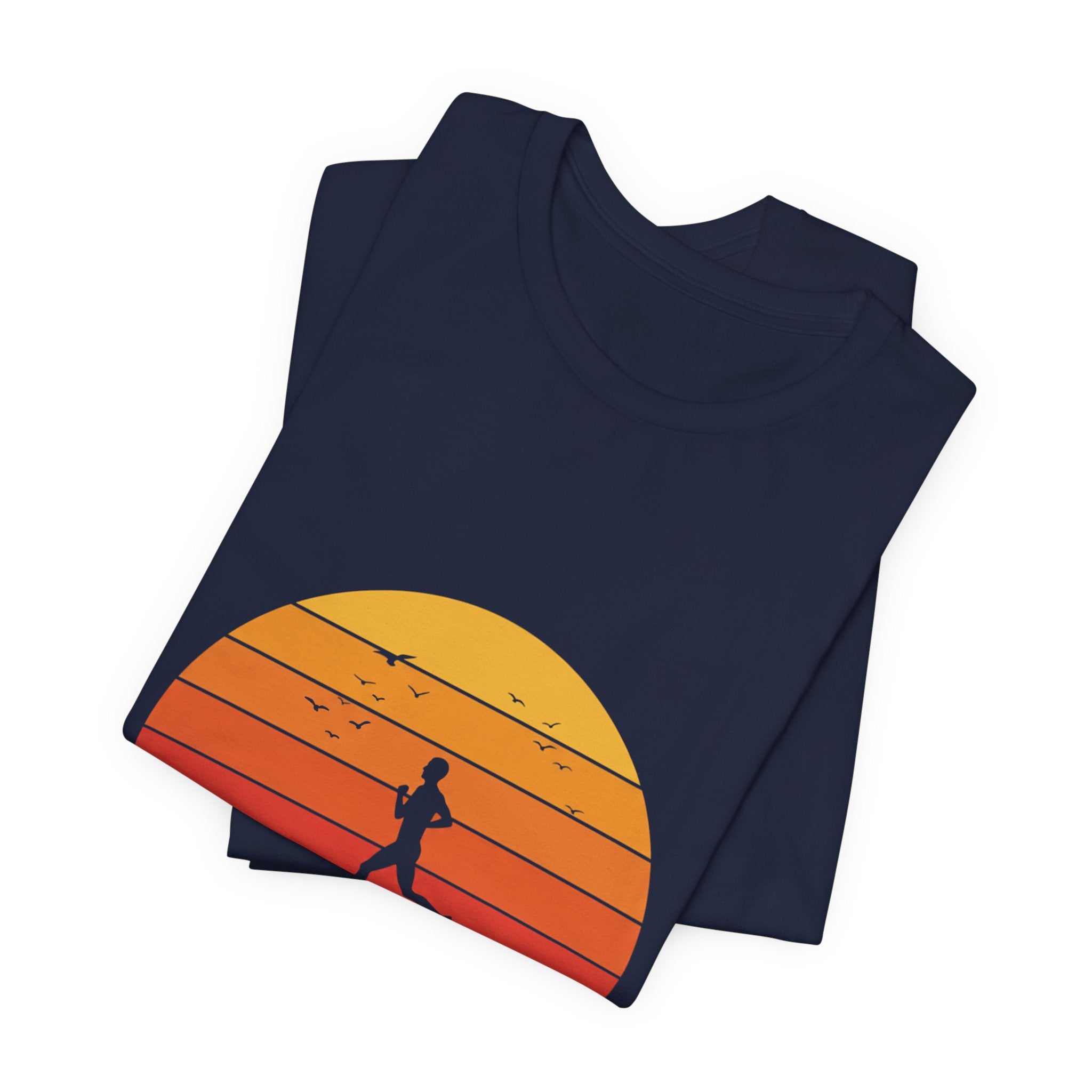Miles Before Breakfast Trail - Personal Trail Runner Tee - Mountain Morning Shirt