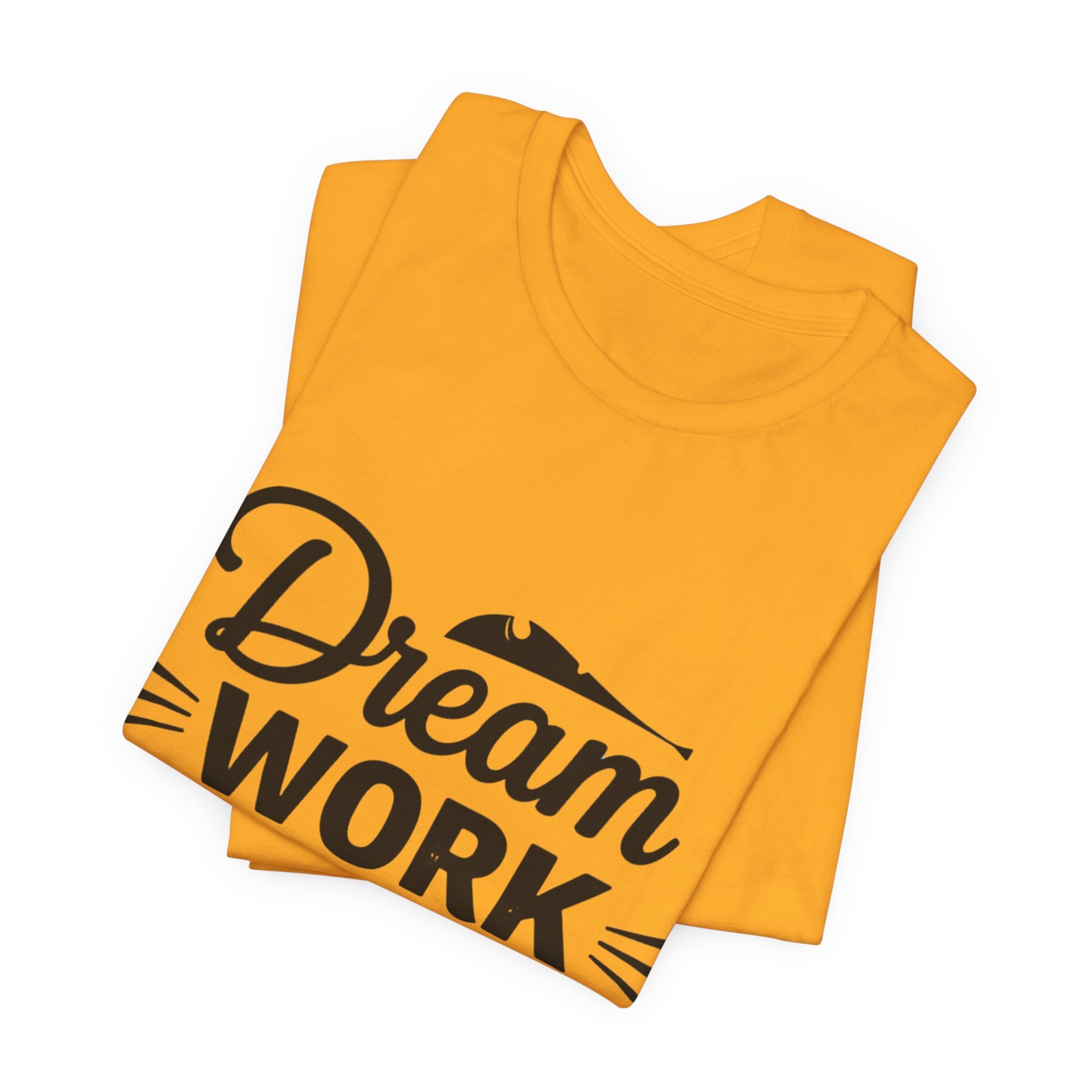 Dream Work Hard Lines - Minimalist Motivation Tee - Clean Success Shirt