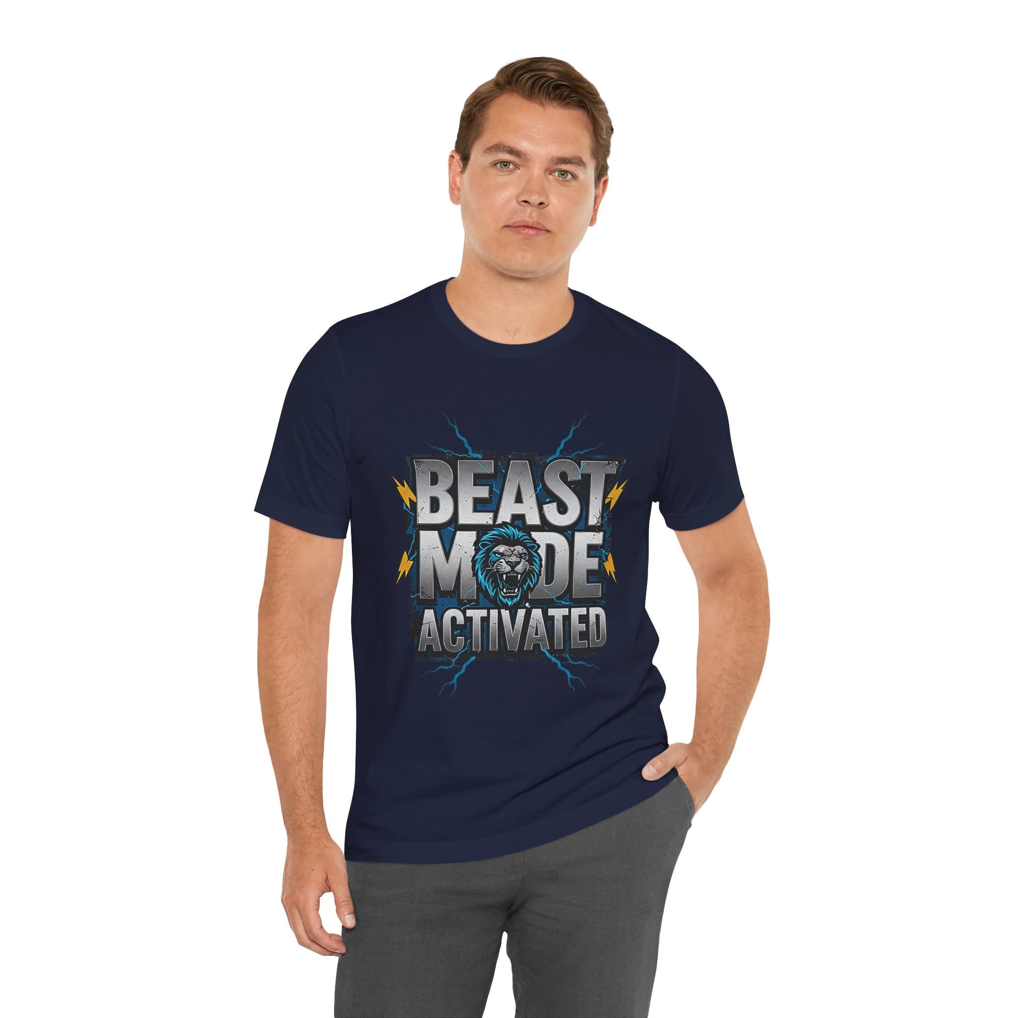 Beast Mode Activated Gym T-Shirt - Motivational Workout Tee - Unisex Fitness Apparel