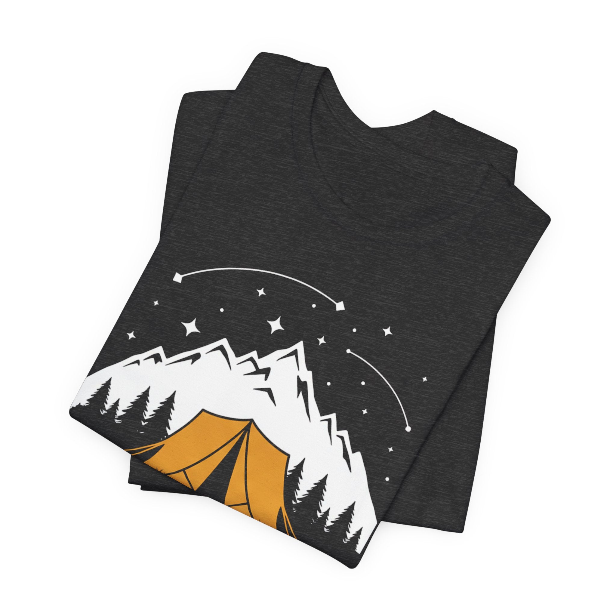 Adventure Awaits Camping Tent - Outdoor T-Shirt - Mountain Explorer Tee