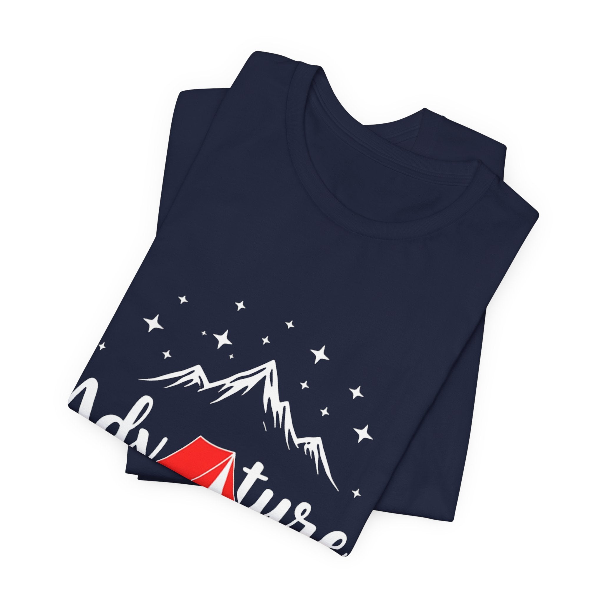 Adventure Awaits Mountain Range - Minimalist Outdoor Tee - Explorer Shirt