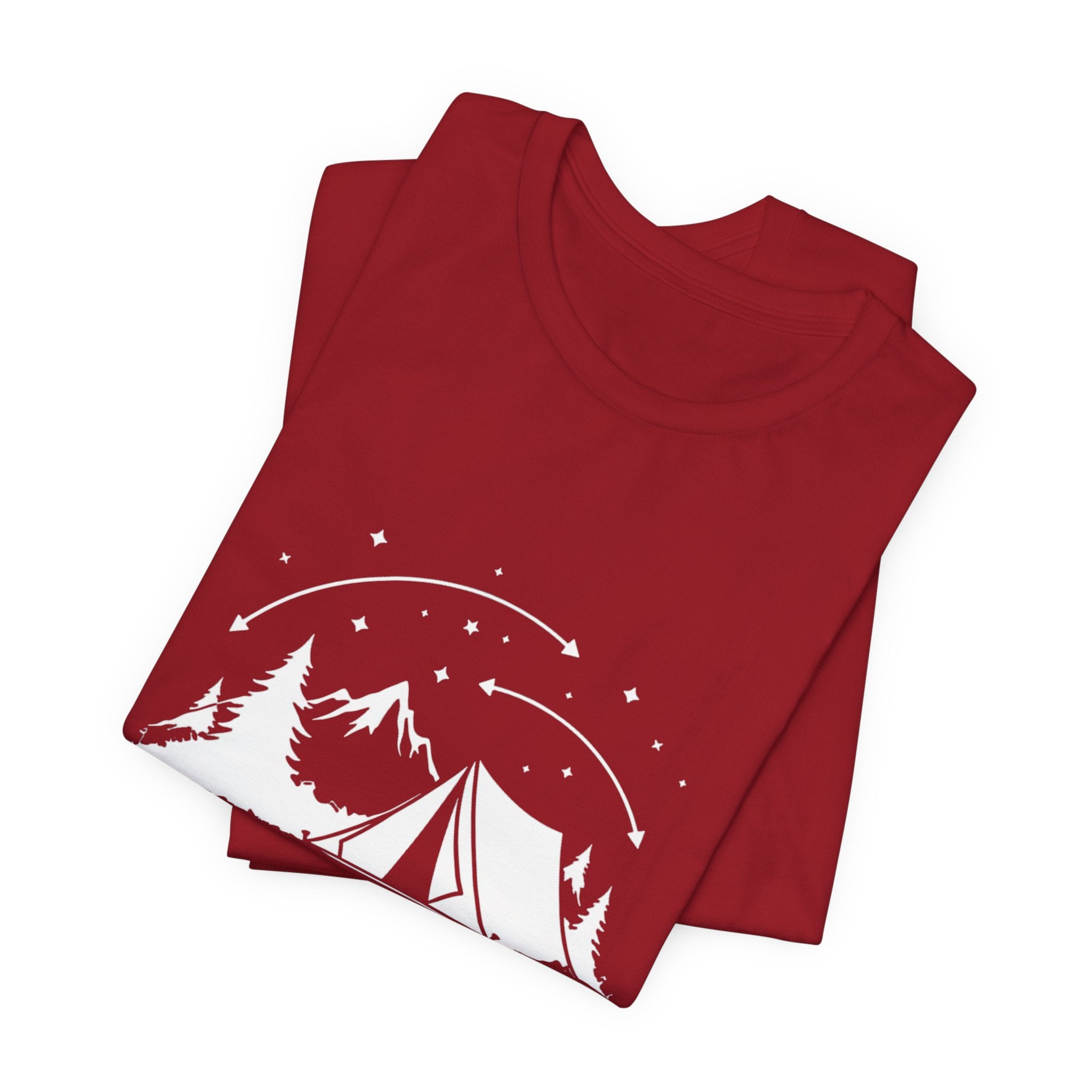 Adventure Awaits Forest Camp - Pine Trees T-Shirt - Wilderness Explorer Tee