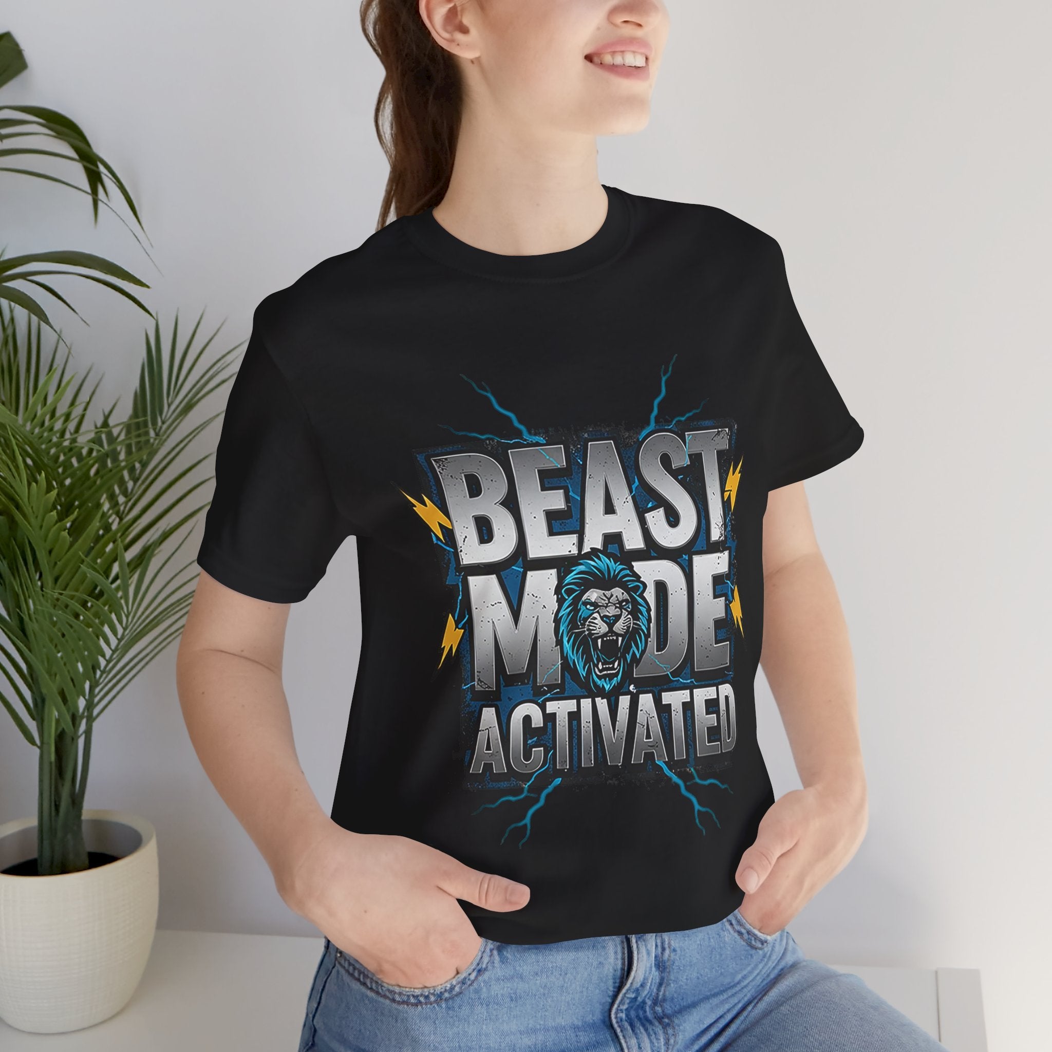 Beast Mode Activated Gym T-Shirt - Motivational Workout Tee - Unisex Fitness Apparel