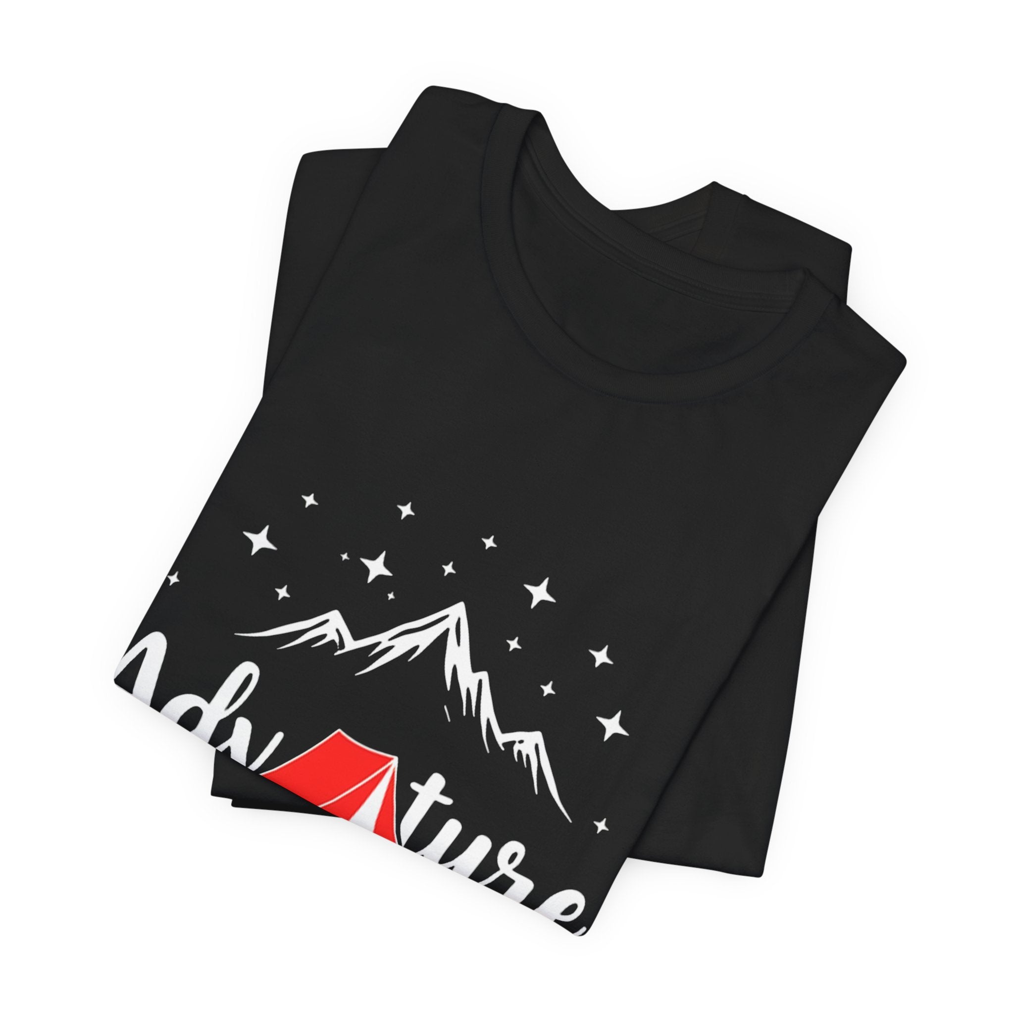 Adventure Awaits Mountain Range - Minimalist Outdoor Tee - Explorer Shirt